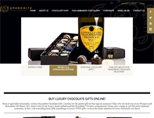 Tablet Screenshot of aphrodite-chocolates.co.uk